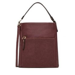 Torebka Lasocki. Czerwone torebki klasyczne damskie Lasocki, bez wzorów, bez dodatków. Za 199.99 zł.