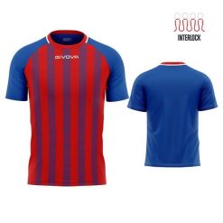 Koszulka sportowa Givova Rugby Royal-Red L. Czerwone bluzki damskie Givova, l, bez wzorów, z poliesteru, bez ramiączek. Za 136.99 zł.