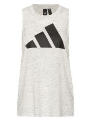 Adidas Top w kolorze szarym rozmiar: XS. Szare topy damskie Adidas, xs, bez wzorów, z bawełny, bez kołnierzyka. Za 61.46 zł.