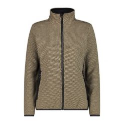 Bluza damska turystyczna CMP 34H2886. Brązowe bluzy z kapturem damskie CMP, z materiału. Za 256.85 zł.