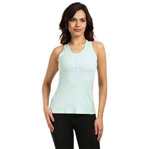 Damski tank top Kilpi Sien. Zielone topy damskie Kilpi, l, bez wzorów, z materiału, bez ramiączek. Za 91.56 zł.