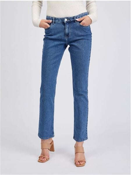 Orsay Dżinsy - Slim fit - w kolorze niebieskim rozmiar: 36. Niebieskie jeansy damskie ORSAY. Za 96.60 zł.
