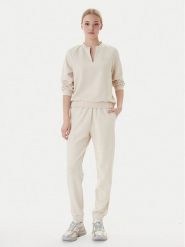 EA7 Emporio Armani Dres 7W000976 AF12501 U1088 Beżowy Regular Fit. Brązowe bluzy z kapturem damskie EA7 Emporio Armani, xxl, z dresówki. Za 519.99 zł.