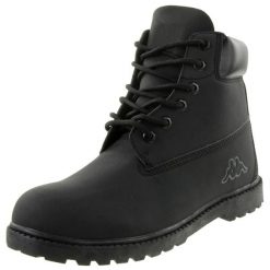 Buty zimowe męskie, Kappa Dolomo Mid. Czarne buty trekkingowe męskie Kappa, na zimę, z materiału, bez zapięcia, trekkingowe. Za 270.05 zł.