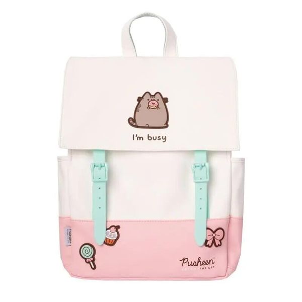 Plecak Erik Pusheen. Plecaki damskie GRUPO ERIK, bez wzorów, z materiału, biznesowe. Za 249.50 zł.