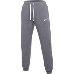 Spodnie damskie Nike Park 26. Szare spodnie dresowe damskie Nike, bez wzorów, z bawełny. Za 154.99 zł.