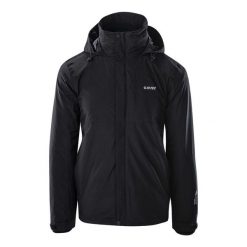 Kurtka 3w1 Hi-Tec Helmo męska. Czarne kurtki męskie Hi-tec, m, bez wzorów, z syntetyku, sportowe, bez kaptura. Za 519.99 zł.