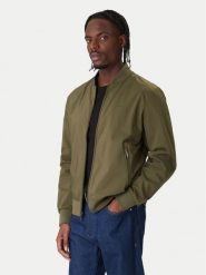 Calvin Klein Kurtka bomber LV040FM512 Khaki Regular Fit. Brązowe kurtki męskie CALVIN KLEIN, m, bez wzorów, z syntetyku, bez kaptura. Za 649.99 zł.