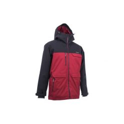 Kurtka snowboardowa i narciarska SNB JKT 500 męska. Czarne kurtki męskie WED'ZE, l, bez wzorów, z materiału, bez kaptura. W wyprzedaży za 339.99 zł.