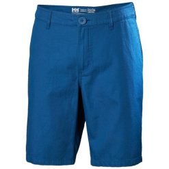 Spodenki bermudy Helly Hansen 10" 2.0. Niebieskie szorty męskie Helly Hansen, bez kołnierzyka. W wyprzedaży za 259.50 zł.
