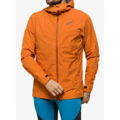 Kurtka przeciwdeszczowa męska Inov-8 Venturelite Jacket FZ. Brązowe kurtki męskie Inov-8, m, bez wzorów, bez kaptura. Za 533.99 zł.