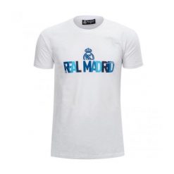 Jaskrawoniebieska koszulka Realu Madryt. Białe t-shirty sportowe męskie Real Madrid, l, bez ramiączek, do piłki nożnej. W wyprzedaży za 100.97 zł.