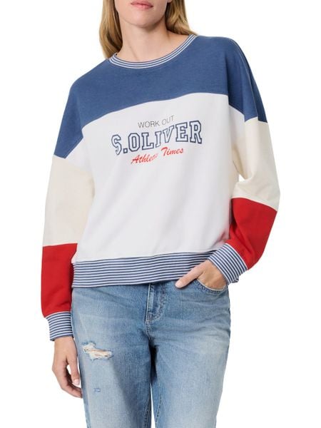 S.Oliver Bluza Kobiety Bawełna wielokolorowy, 36. Bluzy bez kaptura damskie S.Oliver, s, z bawełny. Za 299.95 zł.