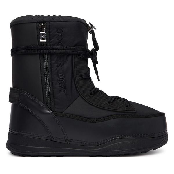 Śniegowce Bogner. Czarne buty zimowe męskie Bogner, bez zapięcia. Za 2,169.00 zł.