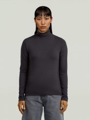 G-Star Koszulka w kolorze czarnym rozmiar: XS. Czarne bluzki damskie G-Star, xs, bez wzorów, retro, bez kołnierzyka, bez ramiączek. Za 121.80 zł.