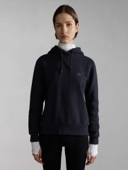 Napapijri Bluza "Nina" w kolorze czarnym rozmiar: XS. Czarne bluzy z kapturem damskie Napapijri, xs, z bawełny. Za 83.42 zł.