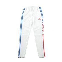 Second life - Spodnie dresowe męskie Tiro 21 Track Pants - Stan dobry. Białe spodnie sportowe męskie Adidas, z dresówki. Za 143.46 zł.
