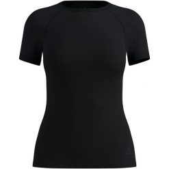 Koszulka damska ODLO BL TOP crew neck s/s PERFORMANCE X-LIGHT. Czarne t-shirty damskie Odlo, s, bez wzorów, z materiału, bez kołnierzyka. Za 209.99 zł.