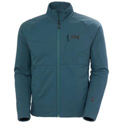 Kurtka turystyczna Helly Hansen Odin Stretch. Niebieskie kurtki męskie Helly Hansen, m, bez wzorów, bez kaptura. Za 992.35 zł.