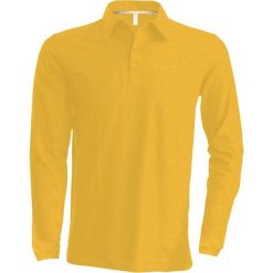 Koszulka polo z długim rękawem Kariban. Żółte koszulki męskie z długim rękawem KARIBAN, m. Za 151.50 zł.