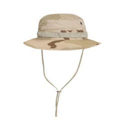 Kapelusz turystyczny z odpinaną osłoną karku US Desert. Brązowe kapelusze damskie HELIKON-TEX, bez wzorów. Za 64.99 zł.