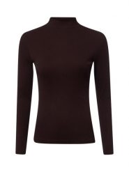 Marie Lund koszulka z długim rękawem Kobiety Bawełna (100%) brązowy, M. Brązowe t-shirty damskie Marie Lund, m, bez wzorów, z bawełny, bez kołnierzyka. Za 149.95 zł.