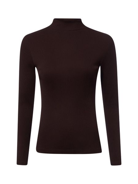 Marie Lund koszulka z długim rękawem Kobiety Bawełna (100%) brązowy, M. Brązowe t-shirty damskie Marie Lund, m, bez wzorów, z bawełny, bez kołnierzyka. Za 149.95 zł.