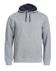 Clique Classic Hoody – bluza z kapturem grey melange. Szare bluzy z kapturem męskie CLIQUE, m, z bawełny. Za 309.10 zł.
