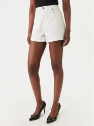 Versace Jeans Couture Szorty jeansowe 80HAD514 CEWCA Biały Regular Fit. Białe szorty damskie Versace Jeans Couture, bez wzorów, z bawełny. Za 879.99 zł.