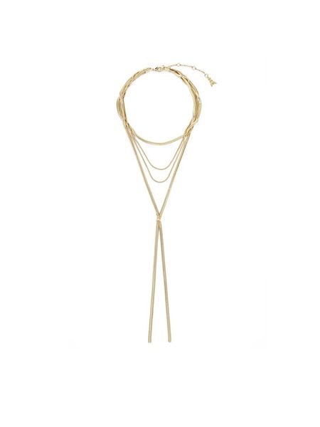 Patrizia Pepe Naszyjnik 8J1364/M001-Z001 Złoty. Żółte naszyjniki damskie Patrizia Pepe, metalowe. Za 639.99 zł.