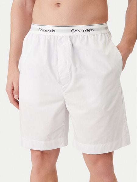 Calvin Klein Underwear Szorty piżamowe LV00NM2832 Szary Regular Fit. Szare piżamy męskie Calvin Klein Underwear, l, bez wzorów, z bawełny, bez ramiączek. Za 189.99 zł.