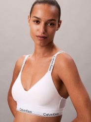 Calvin Klein Biustonosz - usztywniany Kobiety Dżersej biały, XS. Białe biustonosze CALVIN KLEIN, bez wzorów, z dżerseju. Za 169.95 zł.
