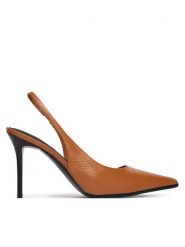 Aldo Szpilki Re-Samantha 14193492 Brązowy. Brązowe szpilki Aldo, bez wzorów, ze skóry, bez obcasa. Za 419.99 zł.