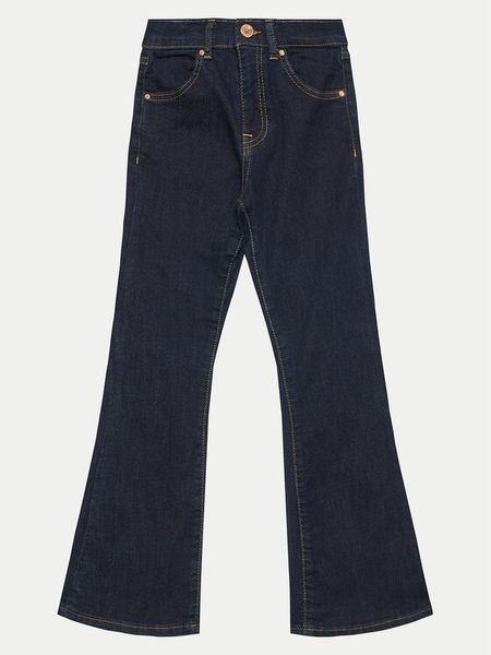 Guess Jeansy J3YA03 D52V0 Granatowy Regular Fit. Niebieskie spodnie dziewczęce Guess, z bawełny. Za 209.99 zł.