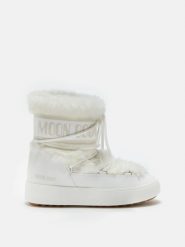 Moon Boot LTRACK FAUX FUR WP Śniegowce damskie. Białe śniegowce damskie Moon Boot, z futra. W wyprzedaży za 872.00 zł.