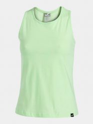 Joma Top funkcyjny w kolorze miętowym rozmiar: L. Zielone topy damskie Joma, l, bez wzorów, z bawełny, bez kołnierzyka. Za 32.90 zł.