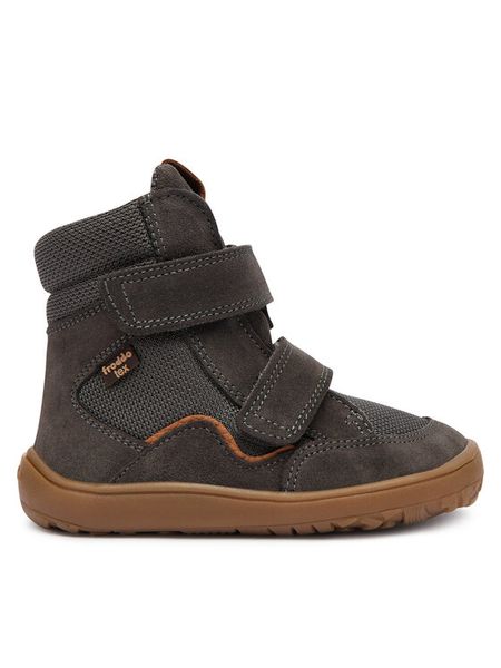 Froddo Kozaki Barefoot Tex Winter Tl G3160247-5T S Szary. Szare buty zimowe chłopięce Froddo, ze skóry, bez zapięcia. Za 349.99 zł.