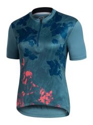 Protective Koszulka kolarska "Luckleaf" w kolorze morskim rozmiar: 40. Zielone bluzki sportowe damskie Protective, bez wzorów, z materiału, bez ramiączek. Za 100.99 zł.