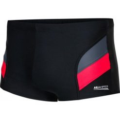 Męskie Spodenki Kąpielowe Aron. Czarne kąpielówki męskie Aqua-Speed, m, bez wzorów, z dzianiny. Za 102.99 zł.