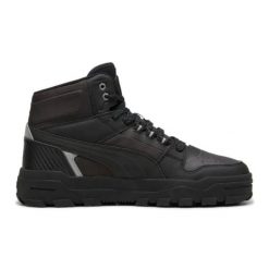 Buty Puma Rebound Abrupt Open Road Ii 397469-01 czarne. Czarne buty sportowe na co dzień męskie z gumy, bez zapięcia. Za 495.28 zł.