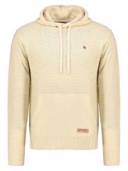 Geographical Norway Bluza "Faglio" w kolorze beżowym rozmiar: L. Brązowe bluzy z kapturem męskie Geographical Norway, l, ze splotem. Za 126.75 zł.