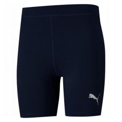 Męskie Spodenki Liga Thermoactive Base Layer Shorts. Niebieskie szorty męskie Puma, bez wzorów, sportowe. Za 149.99 zł.