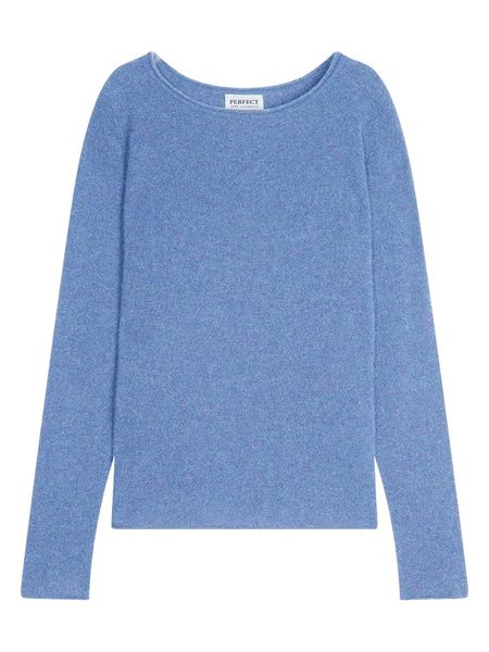 Perfect Cashmere Kaszmirowy sweter "Megan" w kolorze błękitnym rozmiar: S. Niebieskie swetry klasyczne damskie Perfect Cashmere, s, z kaszmiru, bez kołnierzyka. Za 340.99 zł.