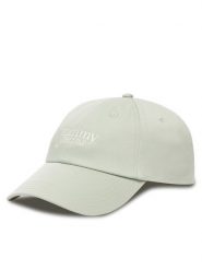 Tommy Jeans Czapka z daszkiem Script AW0AW17815 Zielony. Zielone czapki z daszkiem damskie Tommy Jeans, bez wzorów, z bawełny. Za 104.99 zł.
