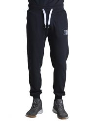 Męskie spodnie dresowe Summer Basic. Czarne spodnie sportowe męskie LEONE 1947 APPAREL, z bawełny. Za 105.21 zł.
