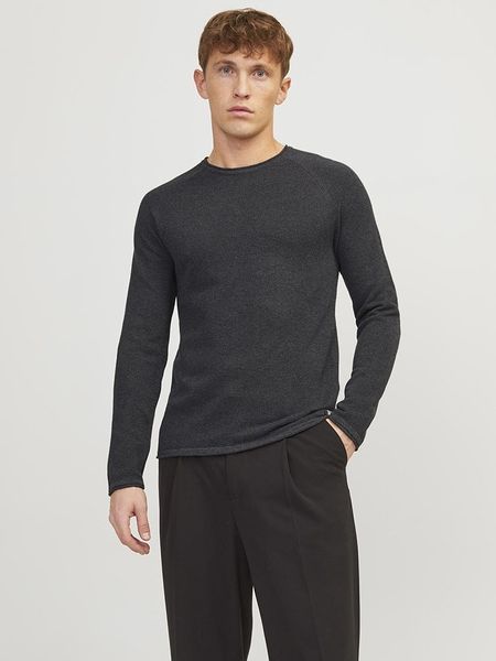 Jack & Jones Sweter "Hill" w kolorze antracytowym rozmiar: XXL. Czarne swetry męskie Jack & Jones, xxl, bez wzorów, bez kołnierzyka. Za 134.95 zł.