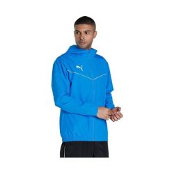Puma teamRISE All Weather kurtka. Czarne kurtki męskie Puma, l, bez wzorów, z materiału, z kapturem. Za 199.99 zł.