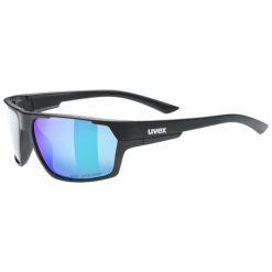 Okulary sportowe Uvex Sportstyle 233 P. Czarne okulary przeciwsłoneczne męskie Uvex, z materiału. Za 209.99 zł.