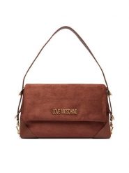 LOVE MOSCHINO Torebka JC4092PP1PLD120A Brązowy. Brązowe torebki klasyczne damskie Love Moschino, bez wzorów, ze skóry, bez dodatków. Za 919.99 zł.