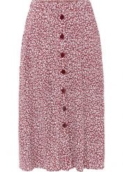 Spódnica midi z wiskozy z kieszeniami. Niebieskie spódniczki damskie bonprix, bez wzorów, z wiskozy, eleganckie, midi. Za 107.99 zł.